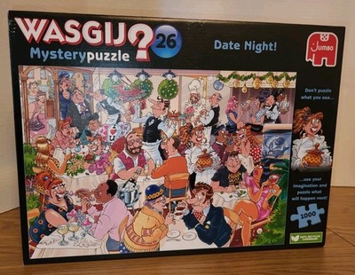 Wasgij Mystery #26 Date Night 1000 Piece Challenging Jigsaw Puzzle SEALED
