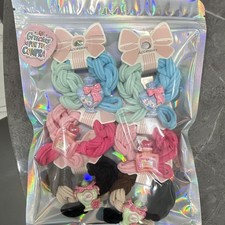 Accessory Girls' Multicolor Solid Hair Tie with Bow Accent, One Size
