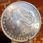 1921 P MORGAN SILVER DOLLAR 90% Silver SHARP BU UNCIRCULATED COIN