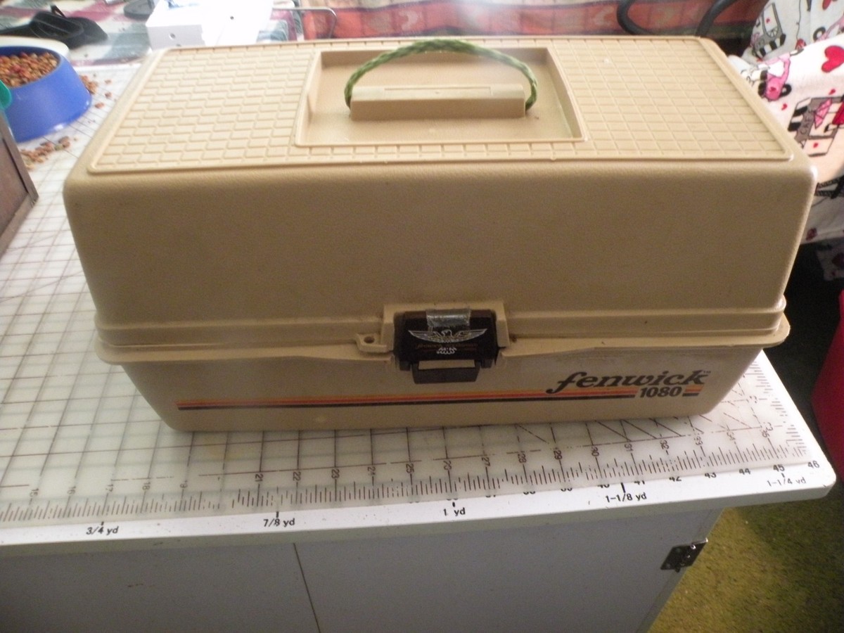 Vintage Fenwick 1080 Tackle Box FULL OF LURES!!!! LOADED!!