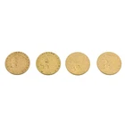 1915-1929 $2.50 Indian Head Quarter Eagle US Gold Coins NR Lot of 4 #C773-1
