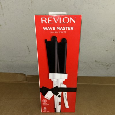 Revlon Wave Master Jumbo 3 Barrel Hair Waver Multiple HEAT Setting Swivel Cord