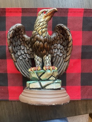 Eagle Sculpture - 10.5  Tall - Signed 