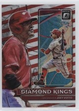2022 Panini Donruss Optic Diamond Kings Freedom Prizm 44/46 Joey Votto #23 0x4v