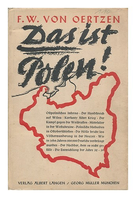 #ad OERTZEN F. W. VON Das ist Polen F. W. von Oertzen 1939 Paperback GBP 49.45