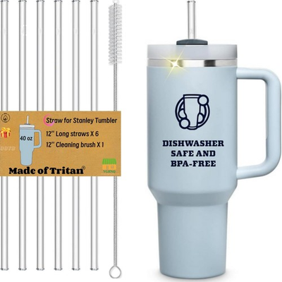 #ad Replacement Straw for Stanley 40OZ Tumbler Straws for Stanley Cup 40 OZ $10.01