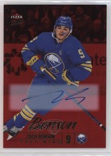 2024-25 Upper Deck Fleer Ultra Red Rainbow Foil 2/25 Zach Benson #38 Auto 0bn4