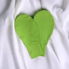 Night Cream Eczema Mittens/Cotton  Adult Fingerless Mittens/ Special needs Mitts