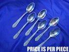 STIEFF CORSAGE STERLING SILVER TEASPOON - GOOD CONDITION
