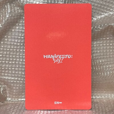 Jake Official Photocard Enhypen Manifesto Day 1 Weverse Ver BELIFT