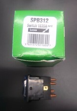 Genuine Lucas Brand Hazard Switch SPB312 - Land Rover Defender 12v - YUF101490L