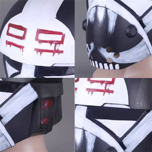 Star Wars Mandalorian Moff Gideon Helmet Full Face Mask Halloween Prop Cosplay - Picture 4 of 5