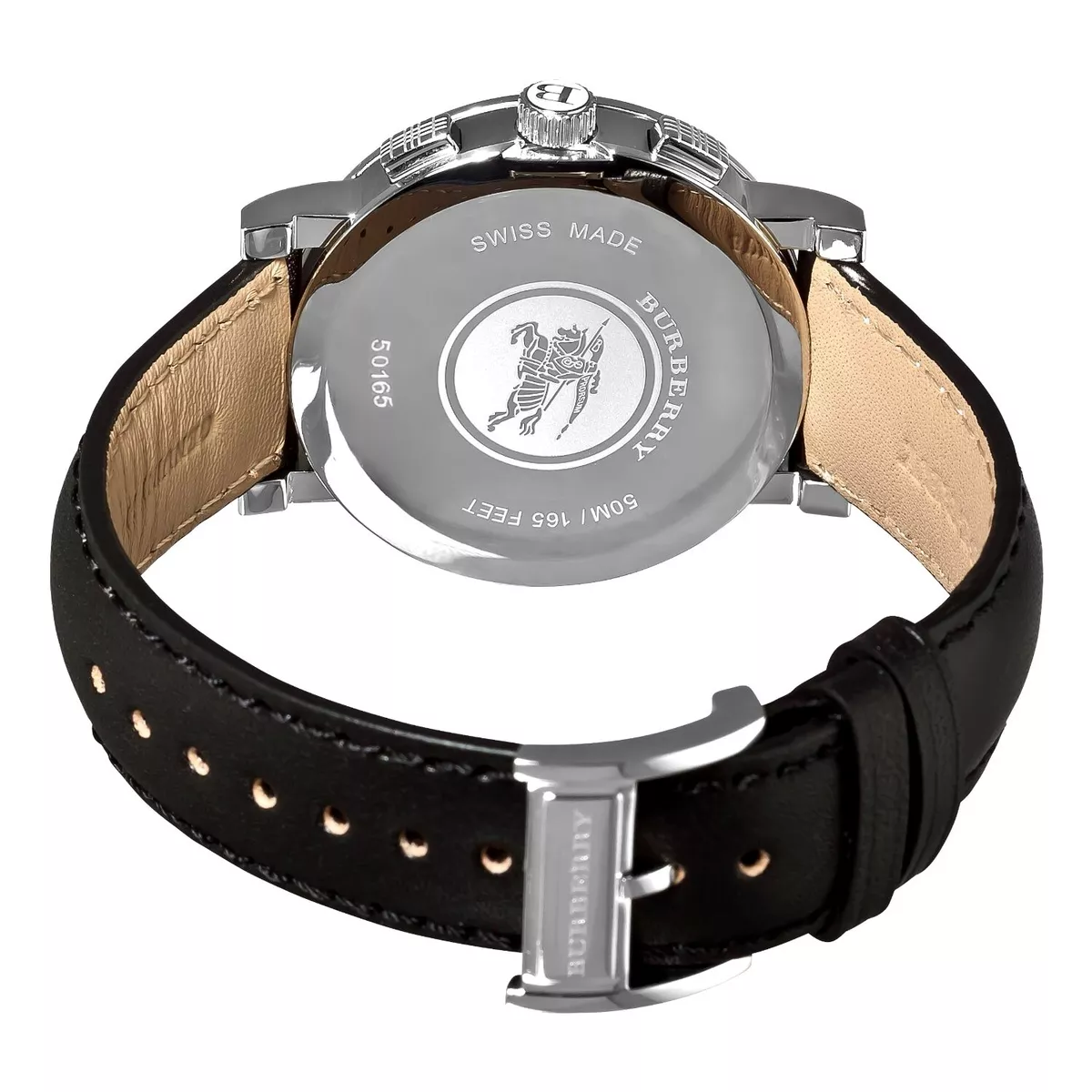 Burberry BU1361 Men s Heritage Chronograph Leather
