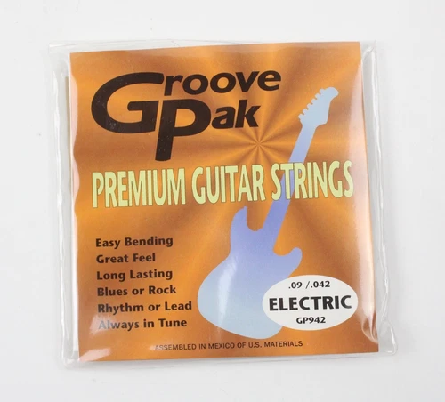 GROOVEPAK GP942  Premium Guitar Strings .09 / .042  Electric