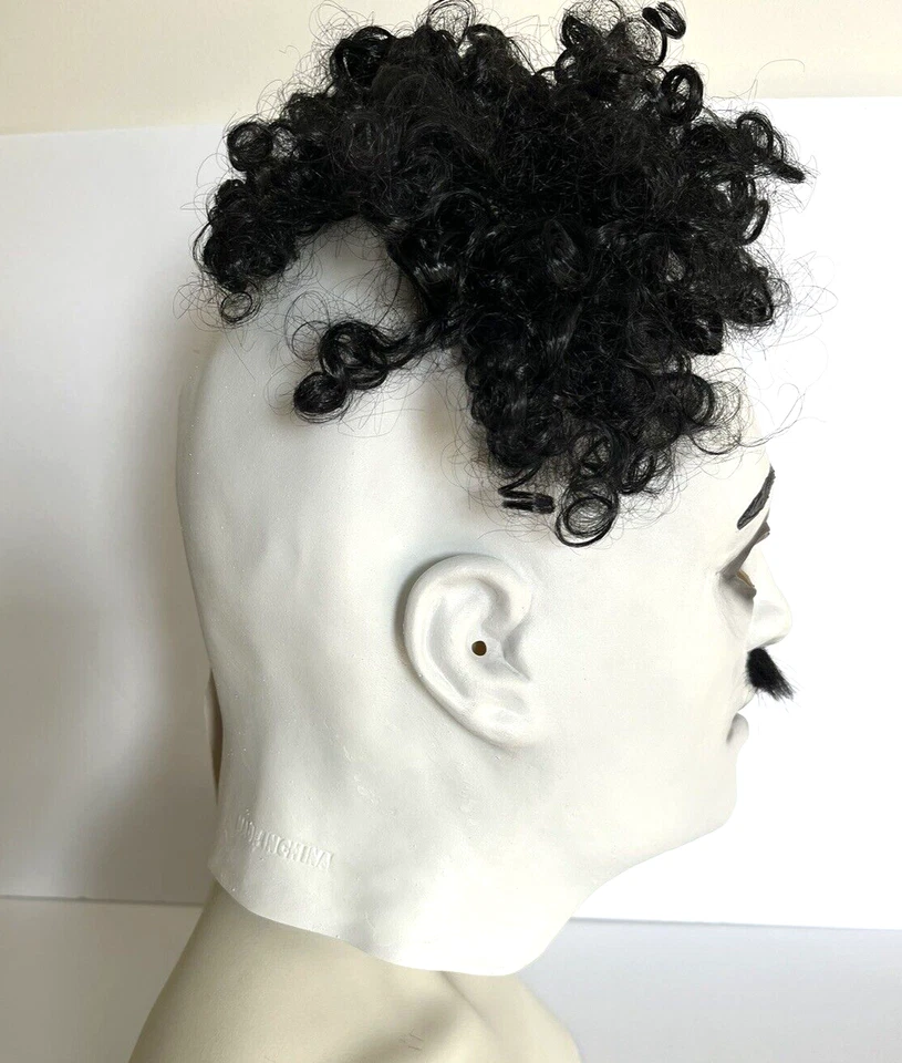 Máscara Charlie Chaplin Látex Comedia Años 20 Vestido Elegante Fiesta Foto 2 de 4