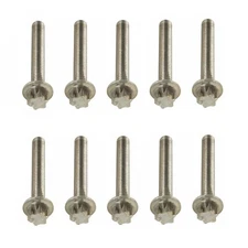 Elring Set of 10 Transmission Pan Bolts - (6 x 40 mm) For Mercedes Benz