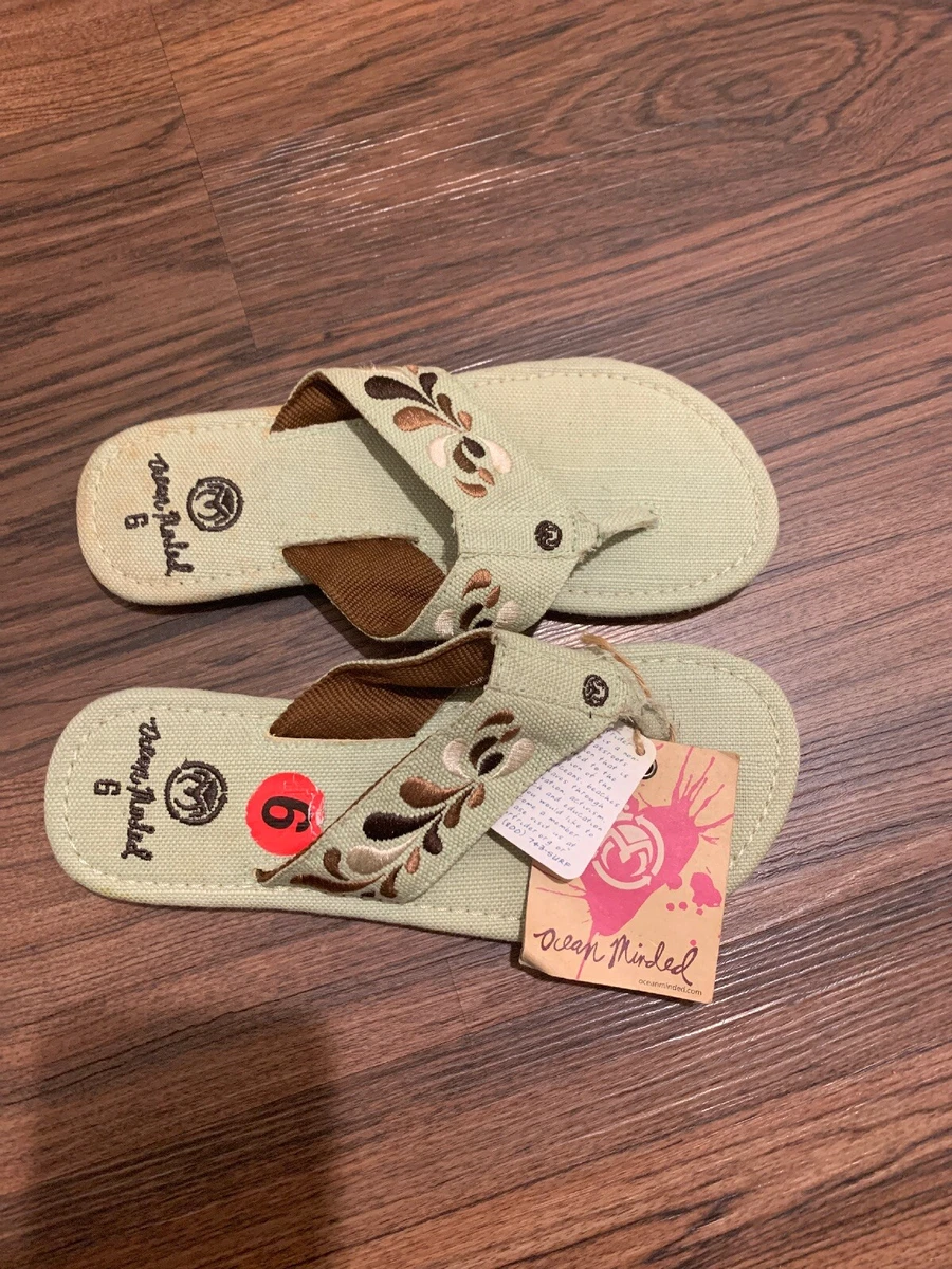 Ocean minded flip flops best sale womens