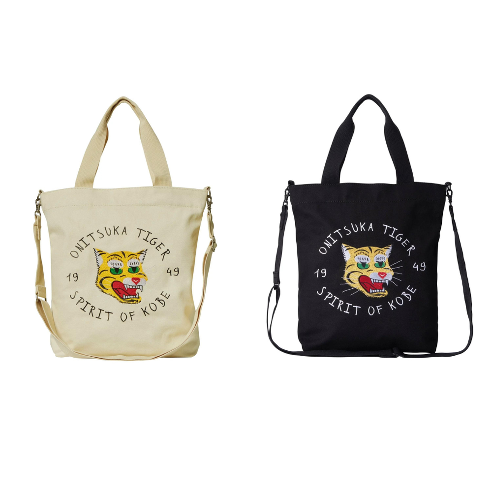 Onitsuka Tiger Official MEDIUM CANVAS BAG Shoulder & Tote Bag japan OS size