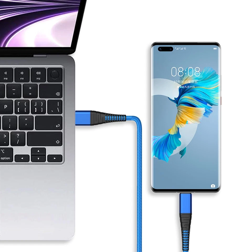 For Apple iPhone 15 Pro Max 15 Plus Charger USB Type C Cable Data Transfer Lead - Image 3 of 4