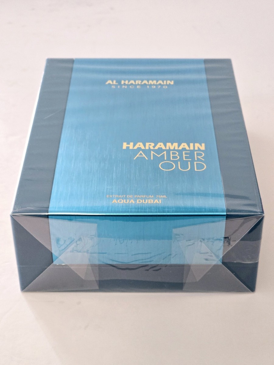 香水(男性用) Al Haramain Amber Oud Aqua Dubai 75ml Al Haramain Amber Oud - Aqua Dubai Edition , 2.53 oz Extrait
