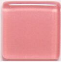 Rose Pink Glass Mosaic Tile Pieces - 50 Tiles - 3/8 inch - Mixed Media Art