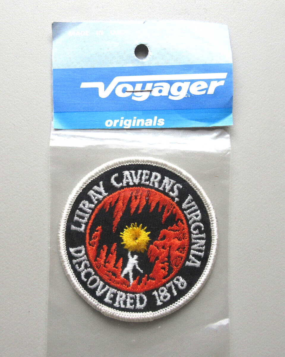 LURAY CAVERNS, VIRGINIA DISCOVERED 1878 SOUVENIR & TRAVEL COLLECTIBLE PATCH