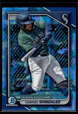 Gabriel Gonzalez 2024 Bowman Chrome Sapphire Edition B Card #BCP-35