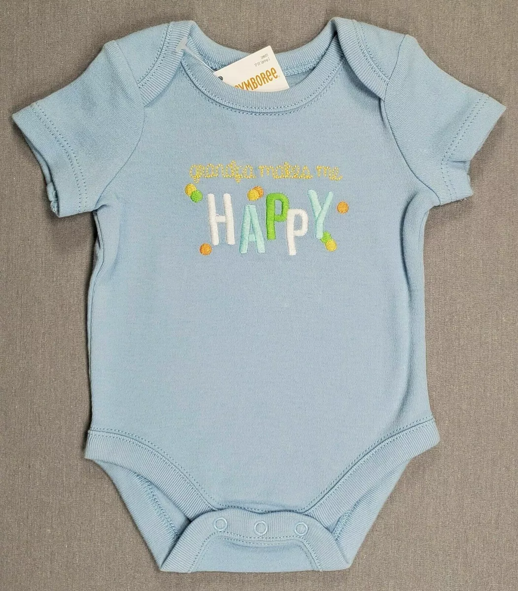 Baby Boy New Gymboree Outlet Newborn Grandpa Makes Me Happy