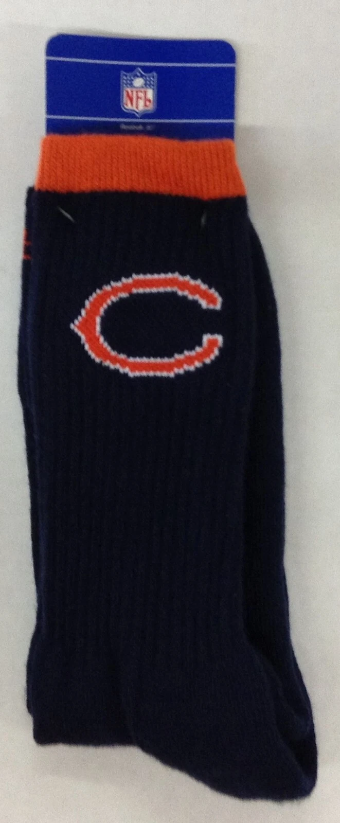 Calze NFL Chicago Bears Reebok Team Logo Adult Crew NUOVE!