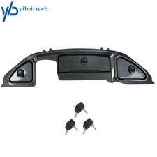 For Club Car Precedent Golf Cart Carbon Fiber Dash With Locking Doors 2008.5-Up