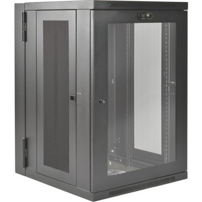 Tripplite SRW18USDPG 18U Wall Mount Rack Enclosure Black