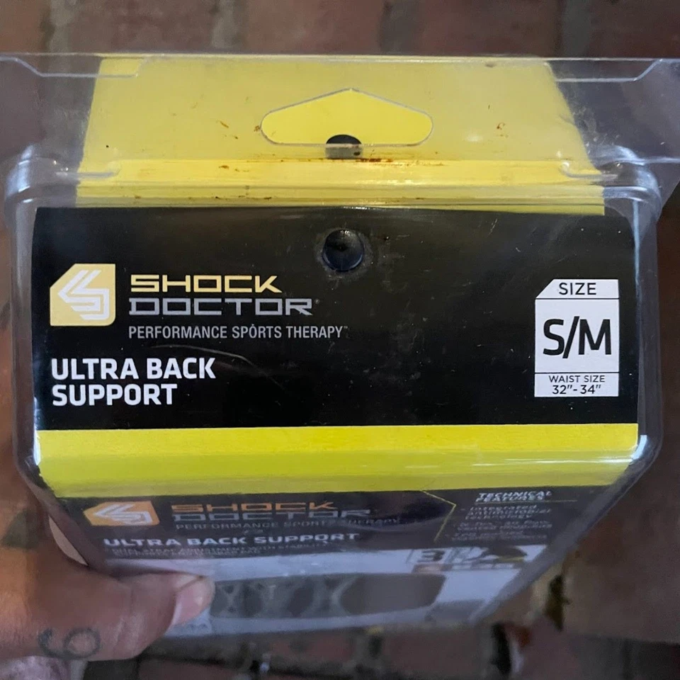 SOPORTE TRASERO SHOCK DOCTOR ULTRA Adulto Pequeño/Mediano Nuevo en Paquete Foto 2 de 4