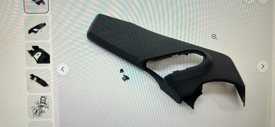 07-14 Jeep Compass LADO DERECHO PASAJERO ASIENTO FUERABORDA MOLDURA PANEL CUBIERTA NUEVO MOPAR Foto 2 de 2