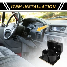 Dashboard Cup Holder for Ford F-250 F-350 F-450 F-550 08-16 Coin Holder Beige