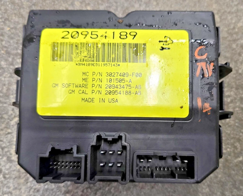 2011-2016 Cadillac SRX Tailgate Liftgate Trunk Lift Control Module 20954189 - Изображение 2 из 4