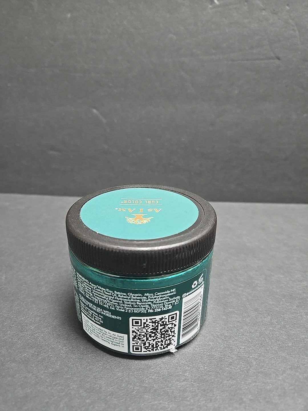2 Pack As I Am Curl Color - Dark Teal - 6 oz - Temporary Color & Curling Gel 