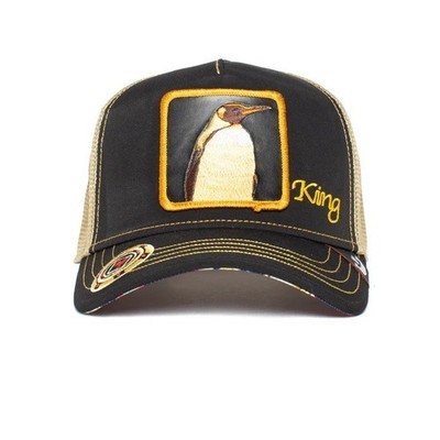 [101-0754] ''KING'' Goorin Bros Black Adjustable Cap Quart Major NWT