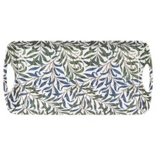 LEONARDO WILLIAM MORRIS WILLOW SANDWICH MEDIUM MELAMINE TRAY WITH HANDLES