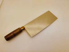 Dexter USA 8X3.25 Traditional Chinese Chefs Knife Wood Handle S5198 Stainless