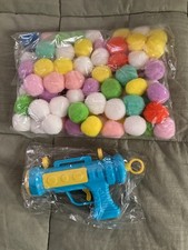 Cat Toy Shooting Interactive Launcher Kitten Play Training Plush Ball Toy NEW