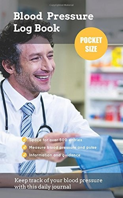 #ad BLOOD PRESSURE LOG BOOK POCKET SIZE 5X8 IN : TRACK By Pete Swan *BRAND NEW* $16.95