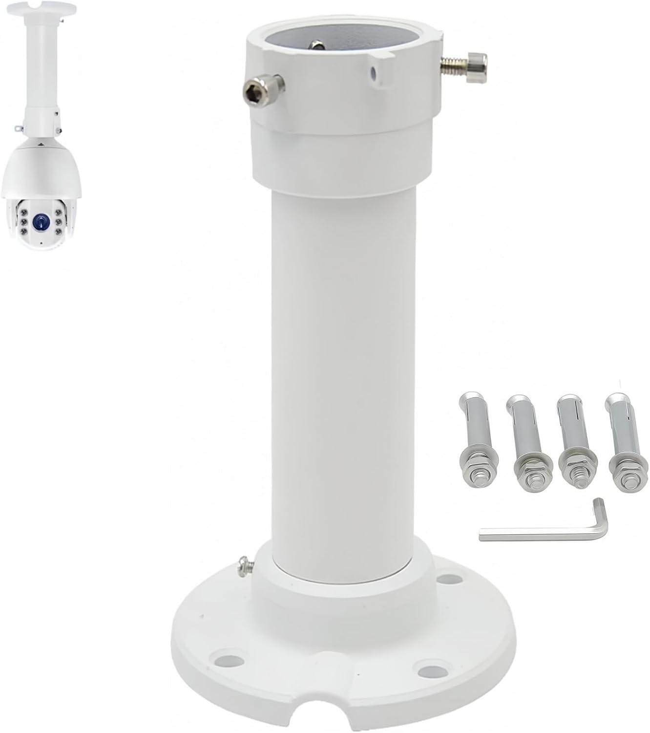 10"/25cm CCTV Camera Ceiling Mount Bracket Security Surveill