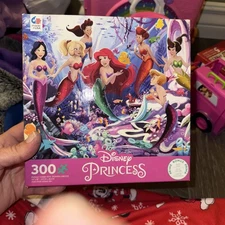 Ceaco Jigsaw Puzzle;  Disney -  Ariel and Her Sisters;  300 Lg pieces;  2246-13