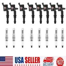 Ignition Coil & Spark Plug For 2007-2008 Ford Explorer Sport Trac 4.6L V8 DG511