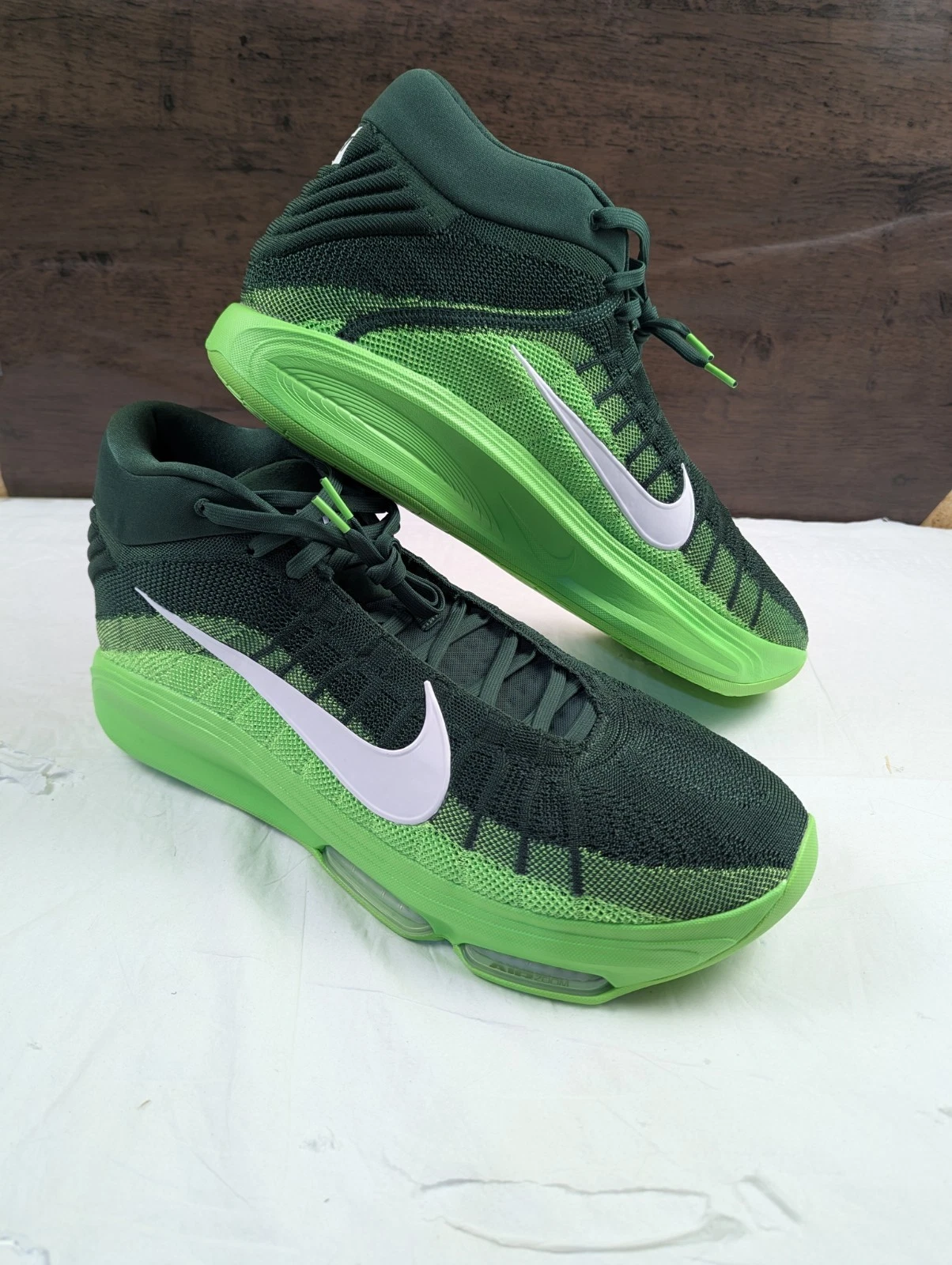 RARE! Size 20 Nike GT Hustle 3 "Forest Green" Rudy Gobert PE Basketball Shoes