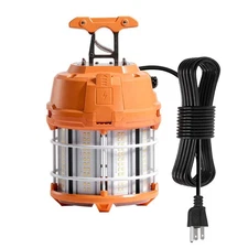 VEVOR LED Temporary Work Light 60W Construction Light 5000K Job Site Lighting