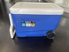 Igloo Cooler (36 Liters) with Tow Handle and Wheels - Keep It Cool Anywhere!