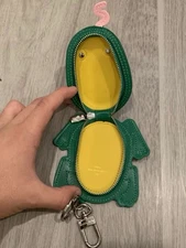 Green And Yellow Louis Vuitton Wallet Pouch