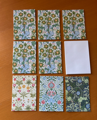 #ad V amp; A John Henry Dearle Wallpaper 8 Blank Note Cards Morris amp; Co. Galison NY $9.00