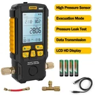 Digital Vacuum Gauge HVAC Evacuation Mode Pressure Leak Test Data Transmission